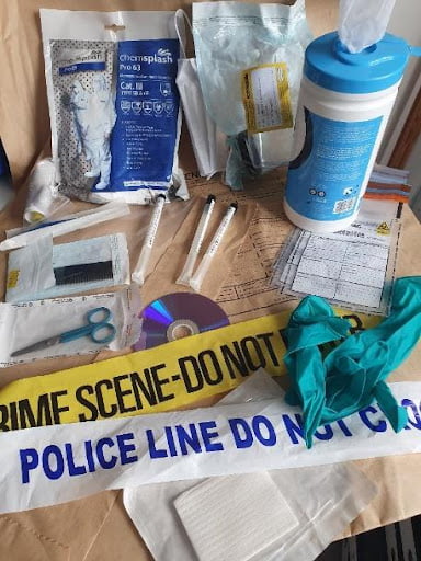 Guest blog: Turning the tide of plastic waste in CSI 1 Plastics and rubber items used by crime scene investigators. image copyright: Becci Henderson