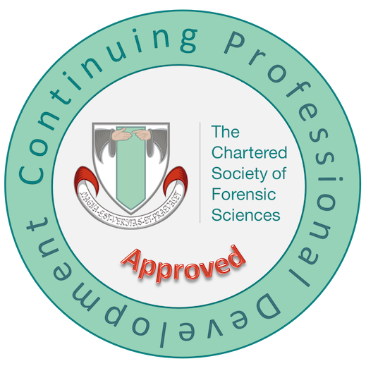 CPD Logo - Chartered-Society-Forensic-Science-small Continuous Professional Development logo Chartered Society of Forensic Sciences ©