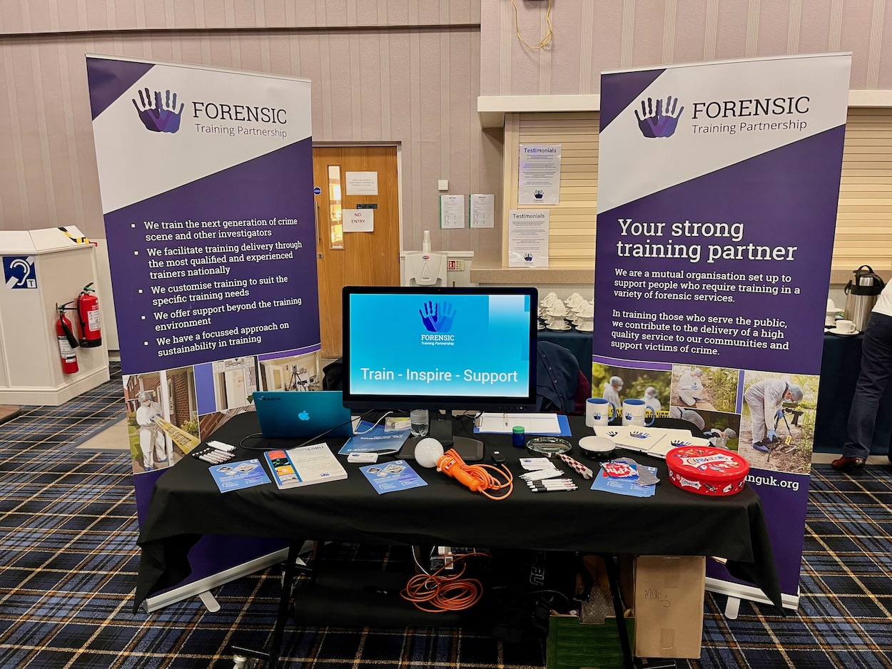 FTP's stand at the 2025 FEL conference at Birmingham