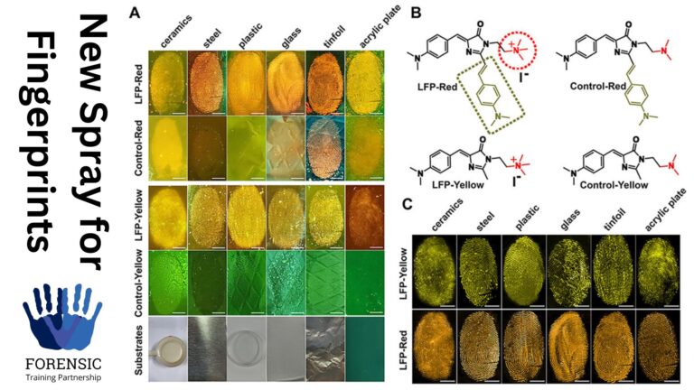 New Spray can Detect Fingerprints in Ten Seconds 2 New Spray to visualise latent fingerprints examples