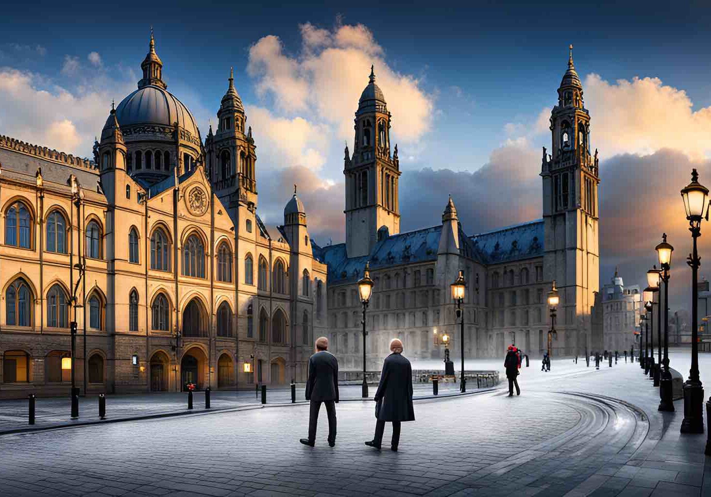 Giving expert witness testimony.